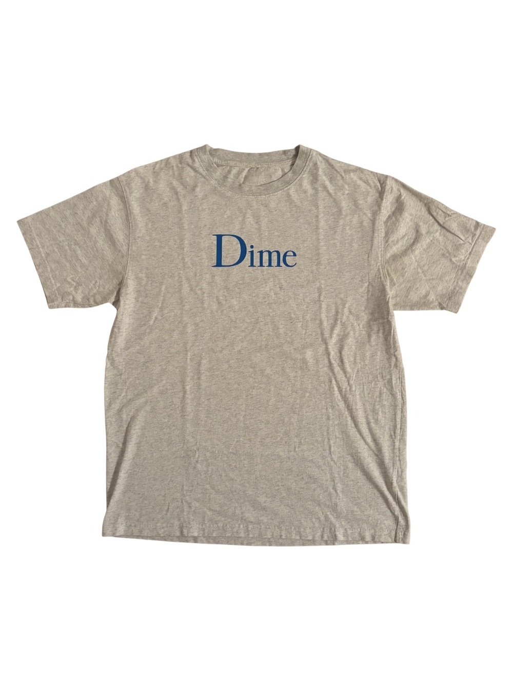 Dime Grey Logo T-Shirt - Casual Everyday Tee